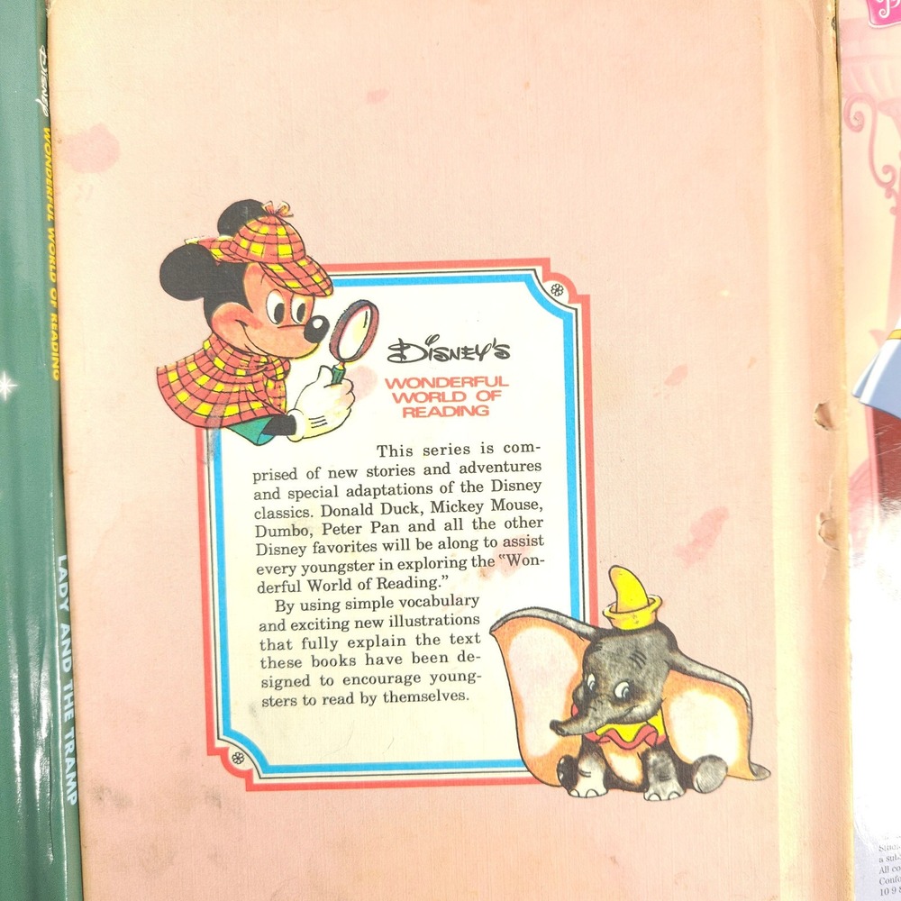 6‑Piece Disney Vintage Book Lot – A Bug's Life, Lady and the Tramp & More - Picture 3 of 16